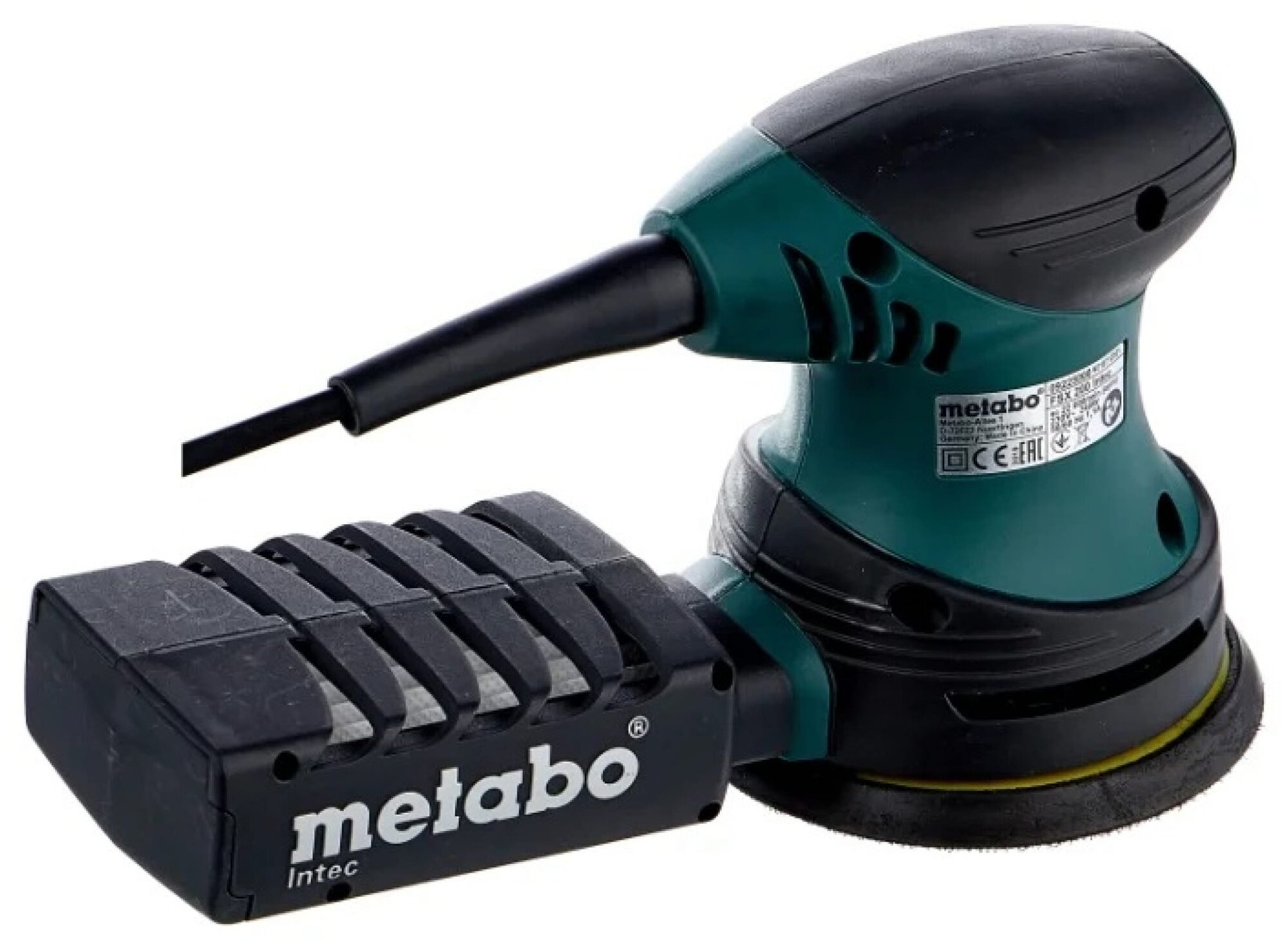 Эксцентриковая шлифовальная машина Metabo FSX 200 Intec (609225500)