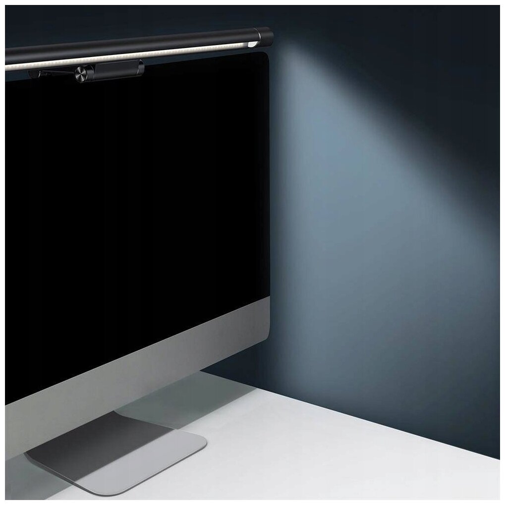 Лампа для монитора Baseus I-wok Series USB Asymmetric Light Source Screen Hanging Light Pro Black DGIWK-P01 - фотография № 10