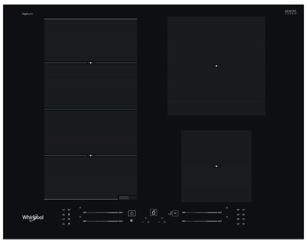 Встраиваемая индукционная варочная панель Whirlpool WF S9365 BF/IXL