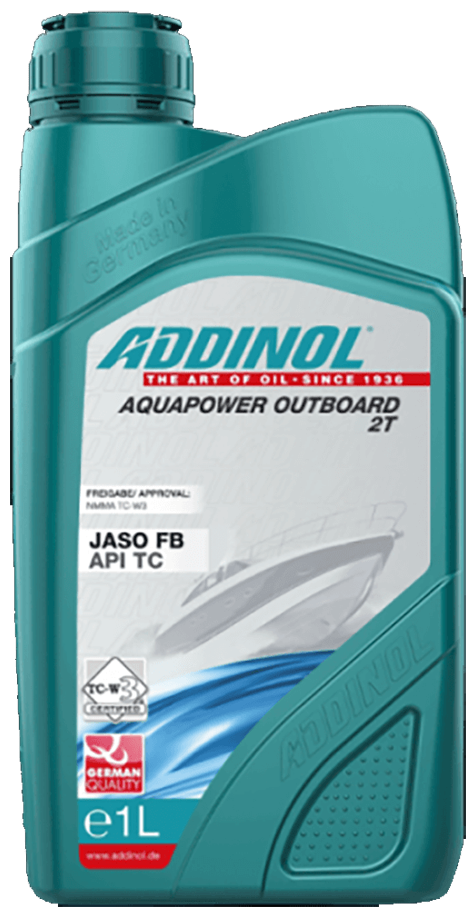 ADDINOL Масло Мотор. Мин. Для 2-Такт.Лодочных Двиг. Addinol Aquapower Outboard 2t, Api Tc, Jaso Fb, 1л