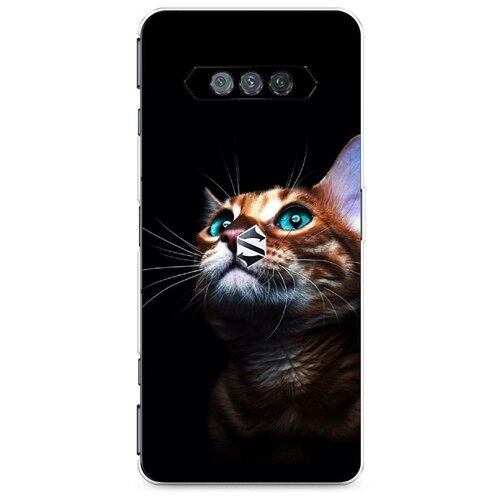 фото Силиконовый чехол "мечтательный кот" на xiaomi black shark 4s pro / сяоми блэк шарк 4s про case place