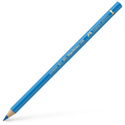 faber castell карандаш художественный polychromos 6 штук 143 синий кобальт Faber-Castell Карандаш художественный Polychromos, 6 штук, 110 темно-синий