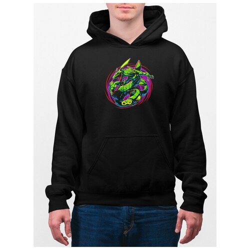 фото Худи унисекс каждому своё "pokemon/покемон/аниме" черное m