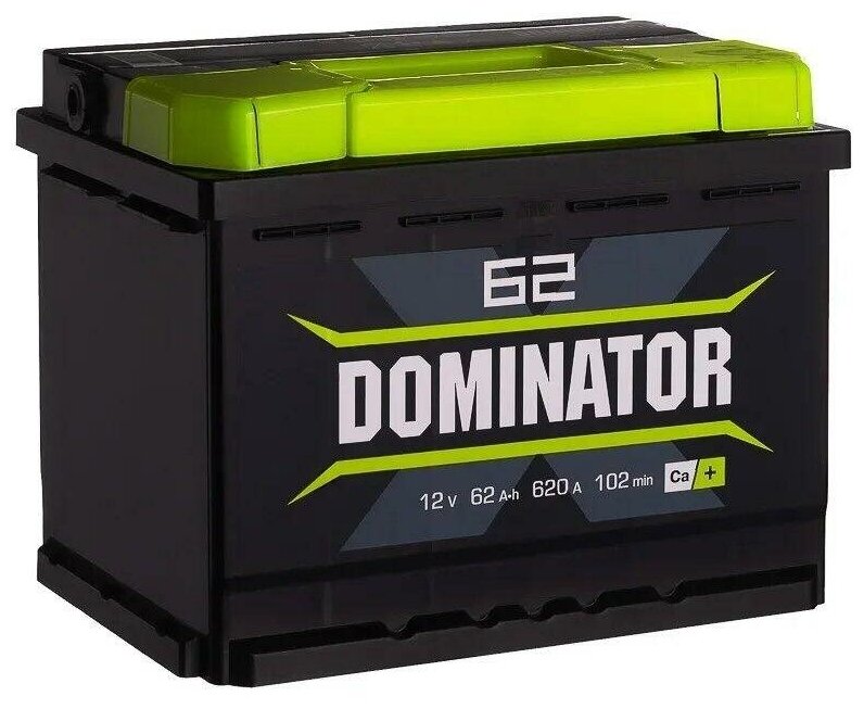 Аккумулятор Dominator 62Ач прямая полярность 562107060