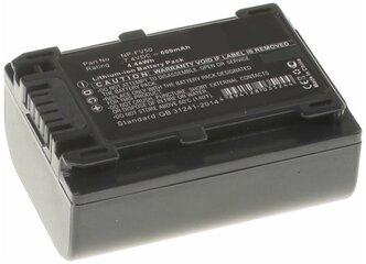 Аккумулятор iBatt iB-U1-F298 600mAh для Sony PXW-X70, HDR-CX250E, HDR-CX110E, HDR-CX360E, HDR-CX550E, HDR-CX130E, DCR-SX44E, HDR-CX200E, HDR-XR550E, HDR-CX190E, DCR-SX44, HDR-CX580E, HDR-CX280E, HDR-CX400E,