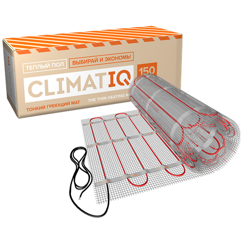 Нагревательный мат, CLIMATIQ, MAT 150 Вт/м2, 7 м2, 1400х50 см