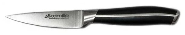 Нож кухонный для чистки овощей Kamille КМ-5116 (лезвие 10 см; рукоятка 11 см) из нержавеющей стали