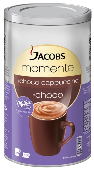 Кофейный напиток Jacobs Cappuccino TYP Choco Milka 500 гр банка (Голландия) (52509) - фотография № 2