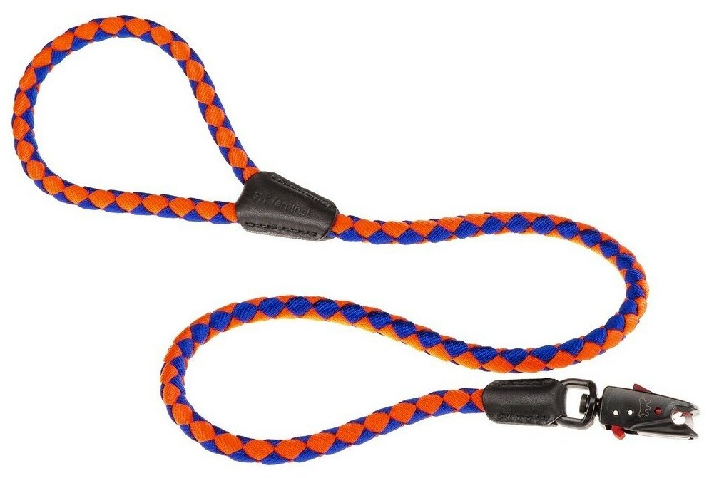 Ferplast поводок TWIST MATIC G12/110 (оранжевый, 110 см) - фото №1