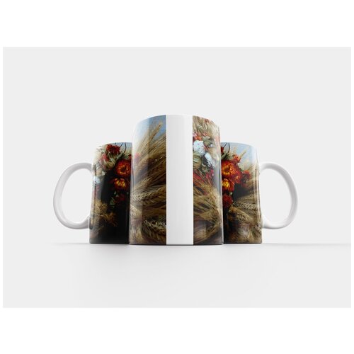 фото Кружка "день благодарения, тыквы, овощи" 320 мл lotsprints