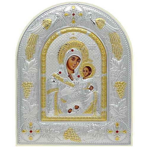 Икона Вифлеемская Божья Матерь в серебряном окладе. вифлеемская божья матерь икона на холсте