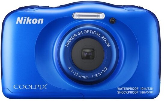 Фотоаппарат Nikon Coolpix W100, синий