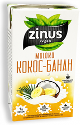 Напиток ZINUS vegan Кокос-Банан Моlоко 2,5% 1л тетра-пак