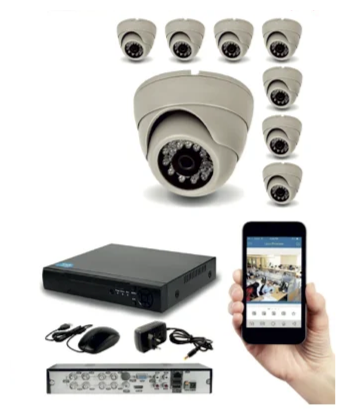 Видеонаблюдение на 8 камер (KIT8AHD300W5MP)