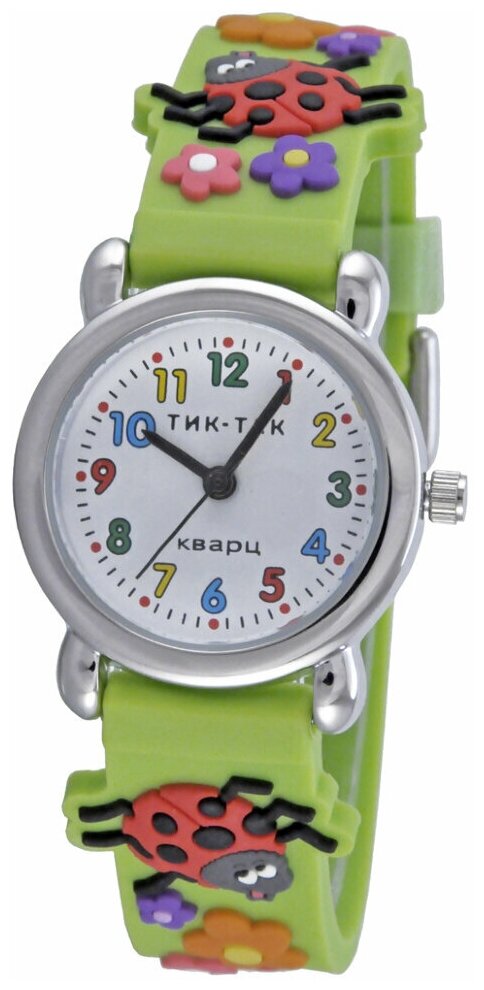 фото Наручные стрелочные часы (Тик-Так Н112-2 божьи коровки)