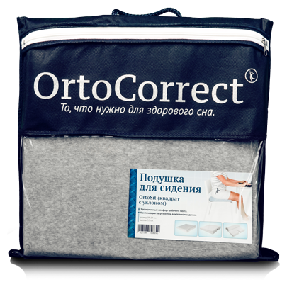 Подушка-квадрат для сидения с уклоном OrtoSit OrtoCorrect - фотография № 3