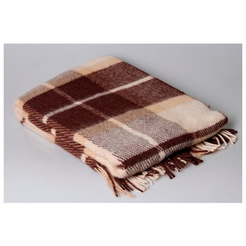 Плед 170х200, 50%-ш./50%-пан, клетка