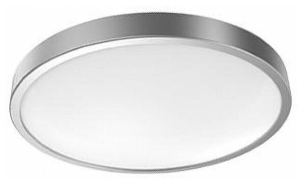 Потолочный светодиодный светильник LED 12W IP20 4000К круглый серебро кольцо Gauss 941421112