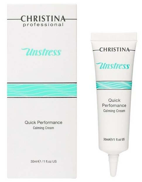 Christina Unstress Quick Performance Calming Cream - Успокаивающий крем быстрого действия 30мл