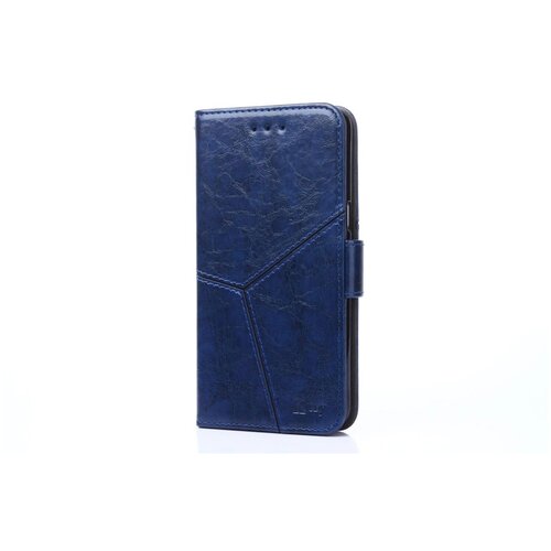фото Чехол-книжка mypads для samsung galaxy j5 prime/ samsung galaxy on5 2016 прошитый по контуру с необычным геометрическим швом синий