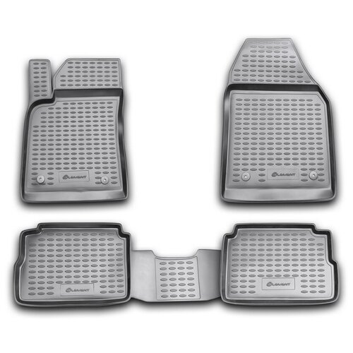 фото Коврики в салон opel vectra 2002-2008, сед., хб., 4 шт. (полиуретан) element
