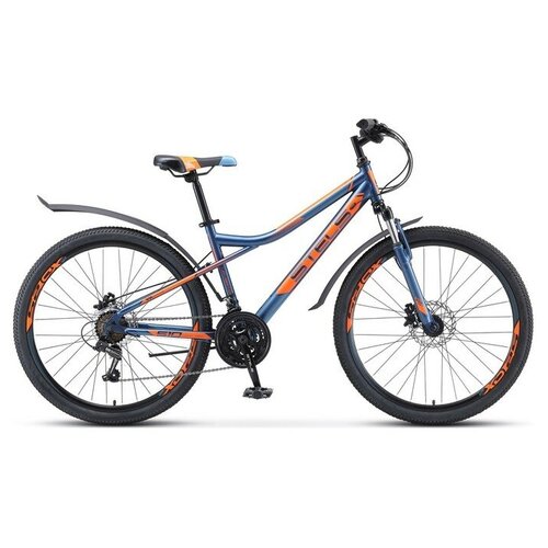 фото Велосипед stels navigator-510 d 26" v010 14" тёмно-синий