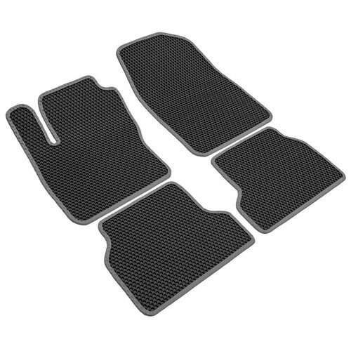 фото Коврики в салон eva соты ford focus ii (08-11) серый кант, rezkon