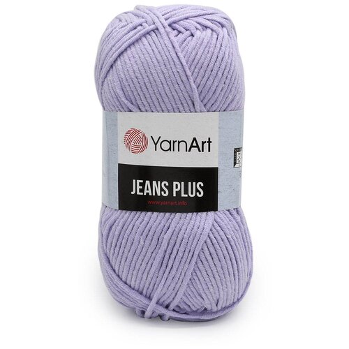 Пряжа для вязания YarnArt 'Jeans Plus' 100гр 160м (55% хлопок, 45% полиакрил) (89 фиолетовый), 5 мотков