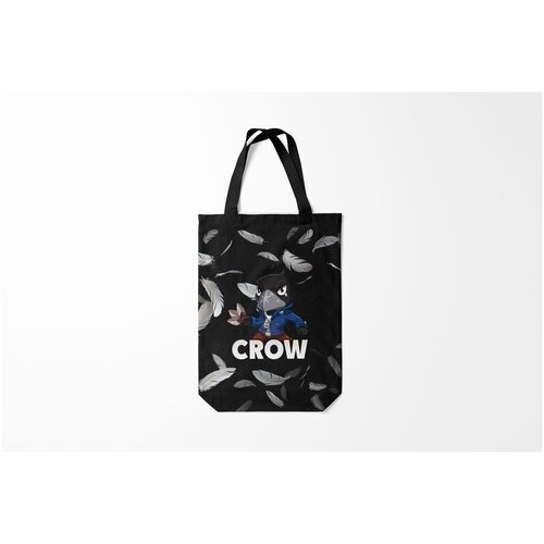 фото Сумка-шоппер / 31х42 см / геймерам / brawl stars crow burnettie