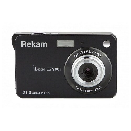 Фотоаппарат Rekam iLook S990i black metallic, 1 шт. фотоаппарат rekam ilook s990i silver