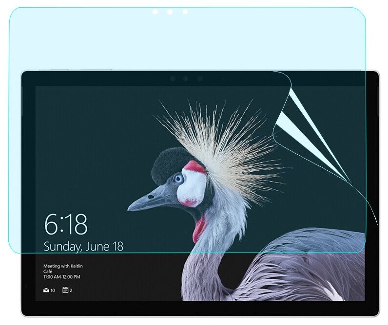 Защитная пленка MyPads для планшета Microsoft Surface Pro 5 глянцевая