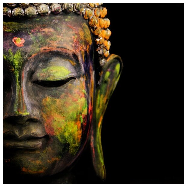 Интерьерная картина-обогреватель WarmART "Лик Будды" 60х60 см