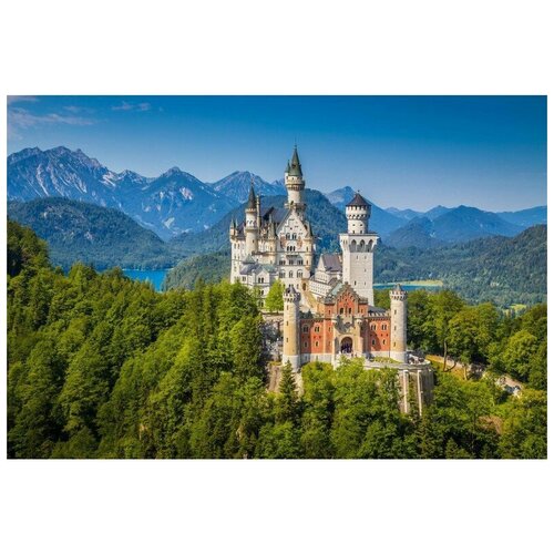 фото Фотообои milan замок в горах, m6044, 200х135 см, виниловые на флизелиновой основе