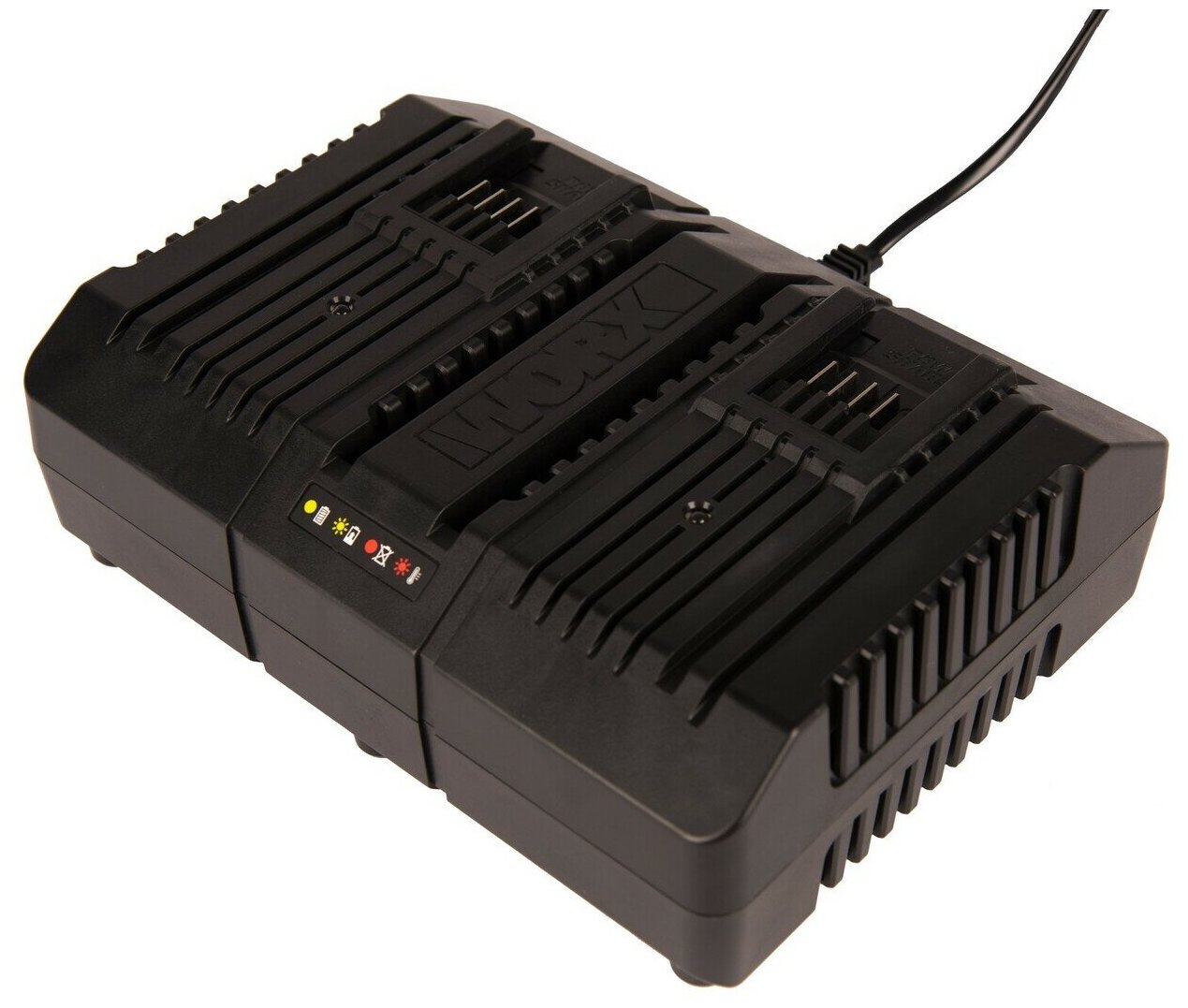 Двойное зарядное устройство Worx WA3883, 2*2 A, 20 В, коробка