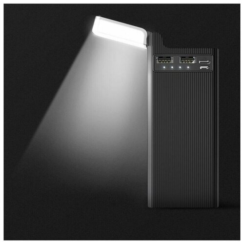 Внешний аккумулятор 10000mah 2A 2xUSB с лампой Power Bank портативная зарядка для телефонаайфонаандроидасмартфона 221100₽