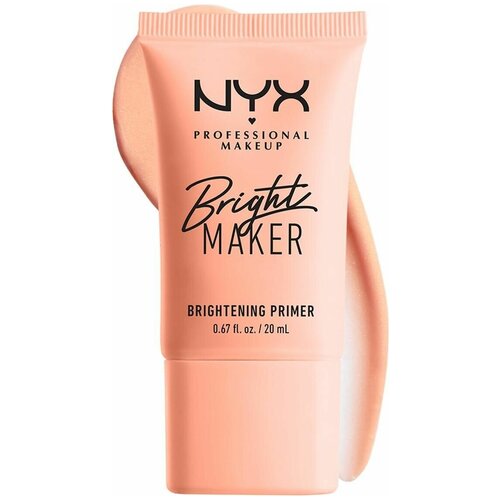 NYX professional makeup Праймер The Bright Maker Primer, 20 мл, персиковый праймер для лица nyx professional makeup the bright maker primer 20 мл