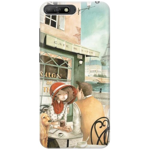 фото Re:pa накладка transparent для huawei y6 (2018) с принтом "sweet paris"