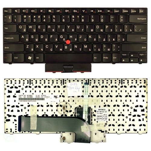 Клавиатура для ноутбука Lenovo IBM ThinkPad Edge 14 15 E40 E50 черная 2450₽