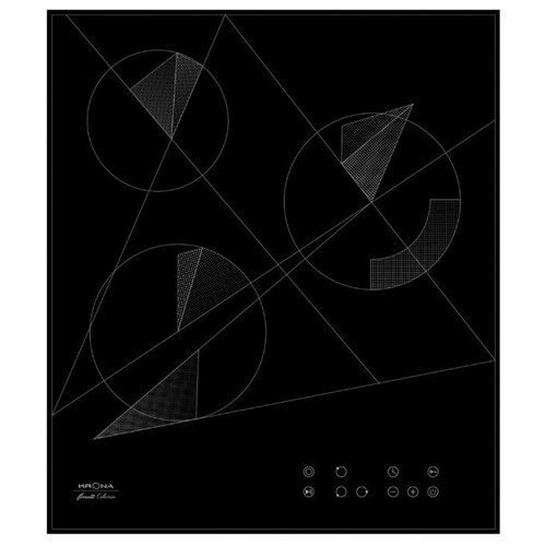 Электрическая варочная панель Krona Fidato 45 Hi-Light независимая черный 1767000₽