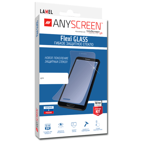 Защитная пленка Lamel Гибридное защитное стекло Flexi GLASS для Samsung Galaxy A8S, ANYSCREEN