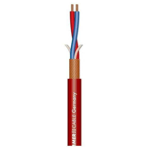 Кабель микрофонный в нарезку Sommer Cable 200-0003 Stage 22 Highflex Red, 1 м