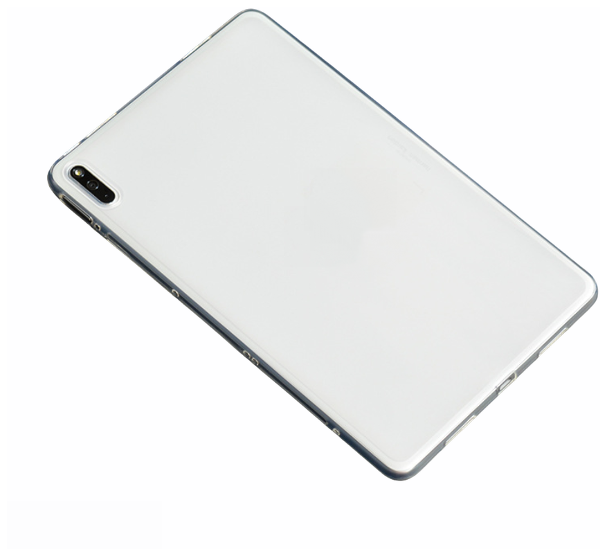 Чехол панель-накладка MyPads для Huawei MatePad WiFi/ LTE 10.4 (BAH3-W09 / L09) ультра-тонкая полимерная из мягкого качественного силикона белая
