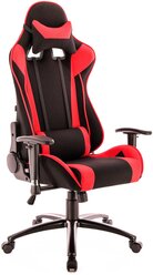 Компьютерное кресло Everprof Lotus S4 игровое, обивка: текстиль, цвет: черный/красный