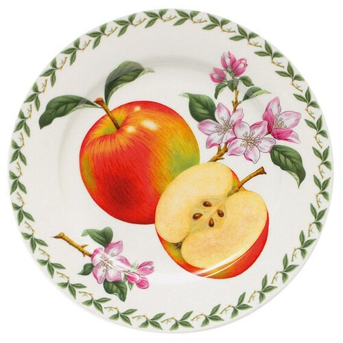 фото Тарелка яблоко серия фруктовый сад maxwell & williams mw637-pb8205 20см костяной фарфор