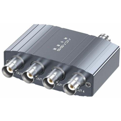 Сплиттер Acasis VS2849 1080p 4 in 1 HD Recording SDI Signal HD Video SDI Converters для HD камеры, серый преобразователь cvbs в sdi вход cvbs разрешение ntsc pal блокировка sdi выход автоматическое преобразование частоты и масштабирование