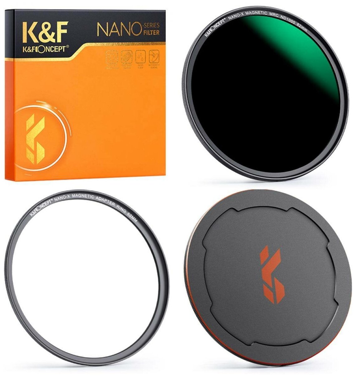 Фильтр магнитный K&F NANO X ND1000 55 мм