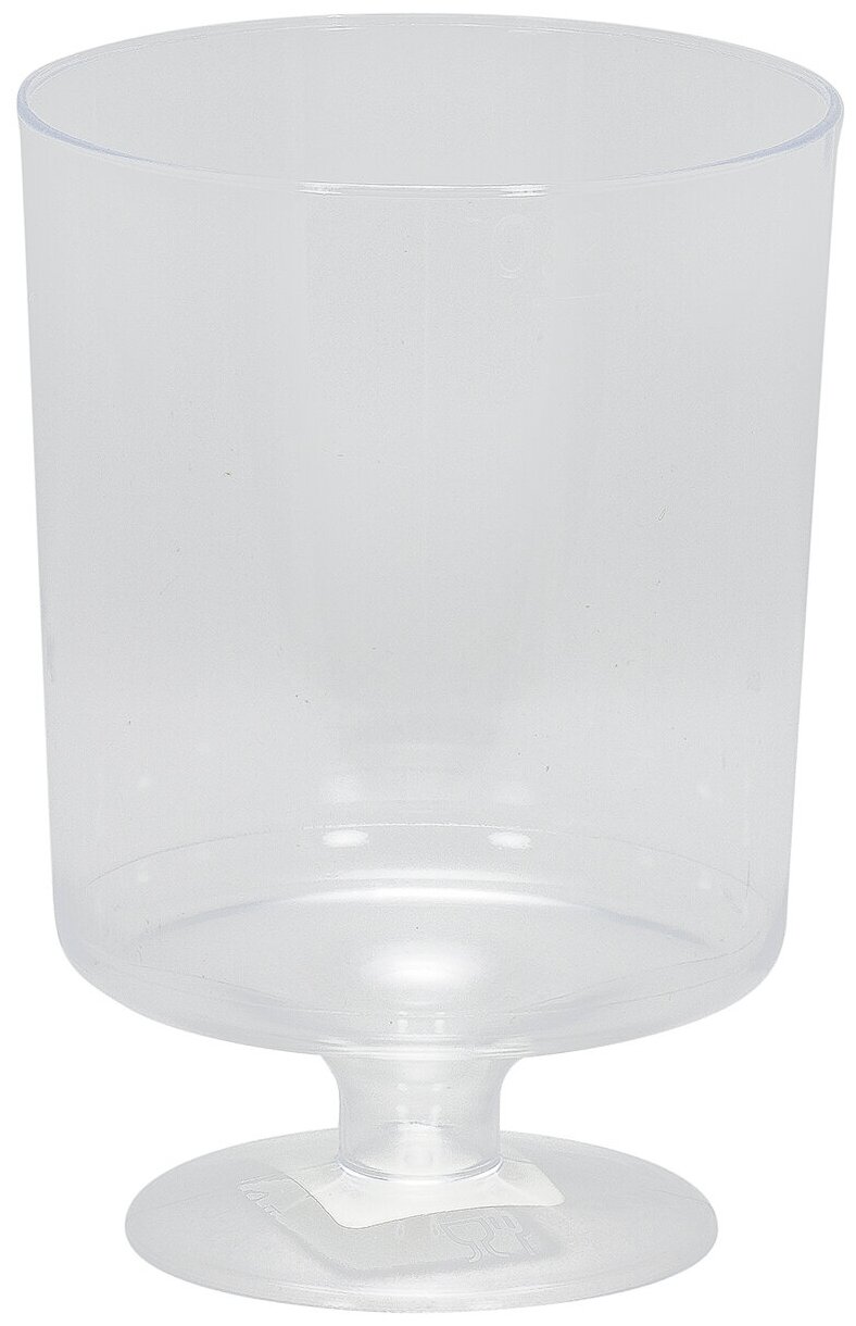 фото Бокал 200 мл для вина PS прозрачный ПП 1 уп