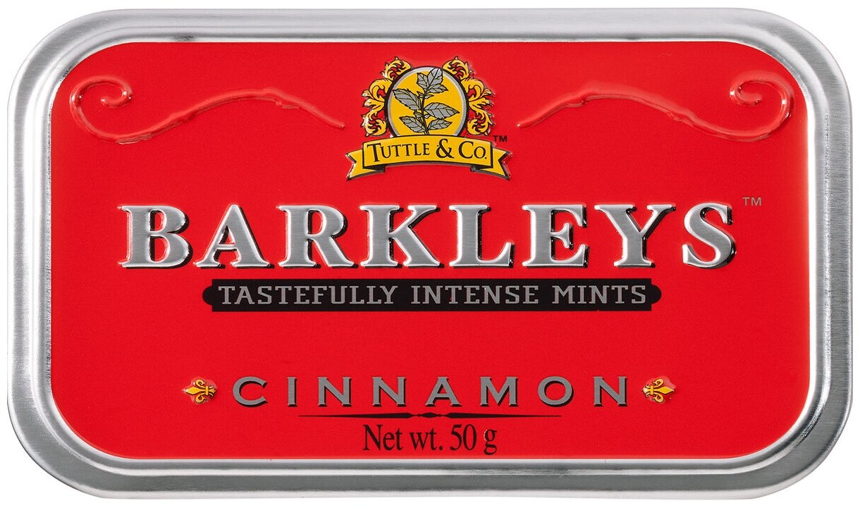 Barkleys Cinnamon леденцы корица 50г