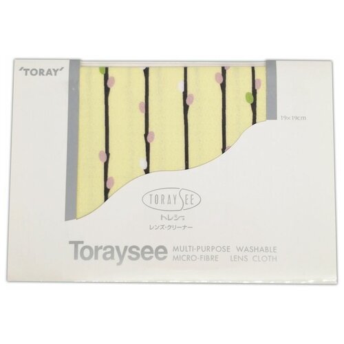 Салфетка для оптики и экранов Toraysee 19x19cm Микрофибра twing