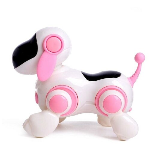 WOOW TOYS Собачка-робот «Умная Лотти», ходит, поёт, работает от батареек, цвет розовый